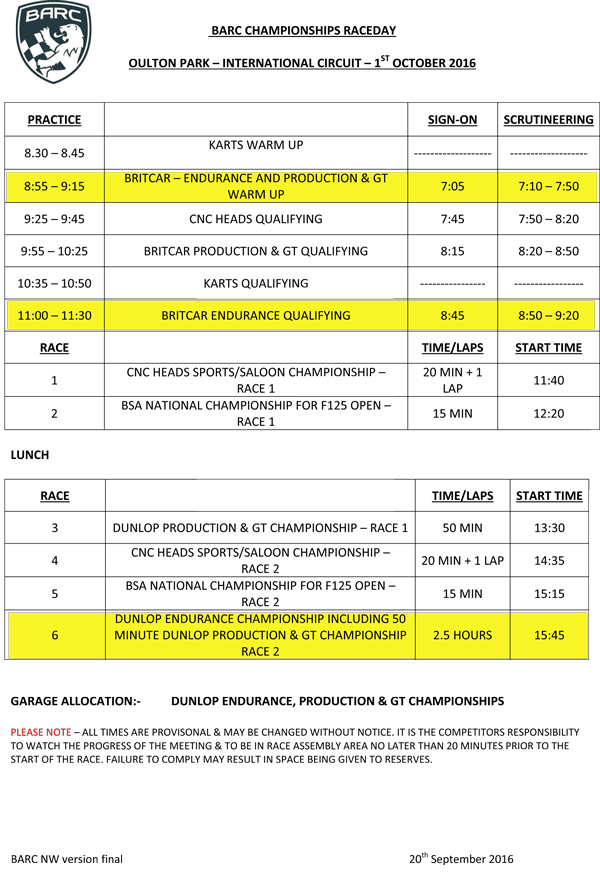 Britcar Dunlop Endurance Championship